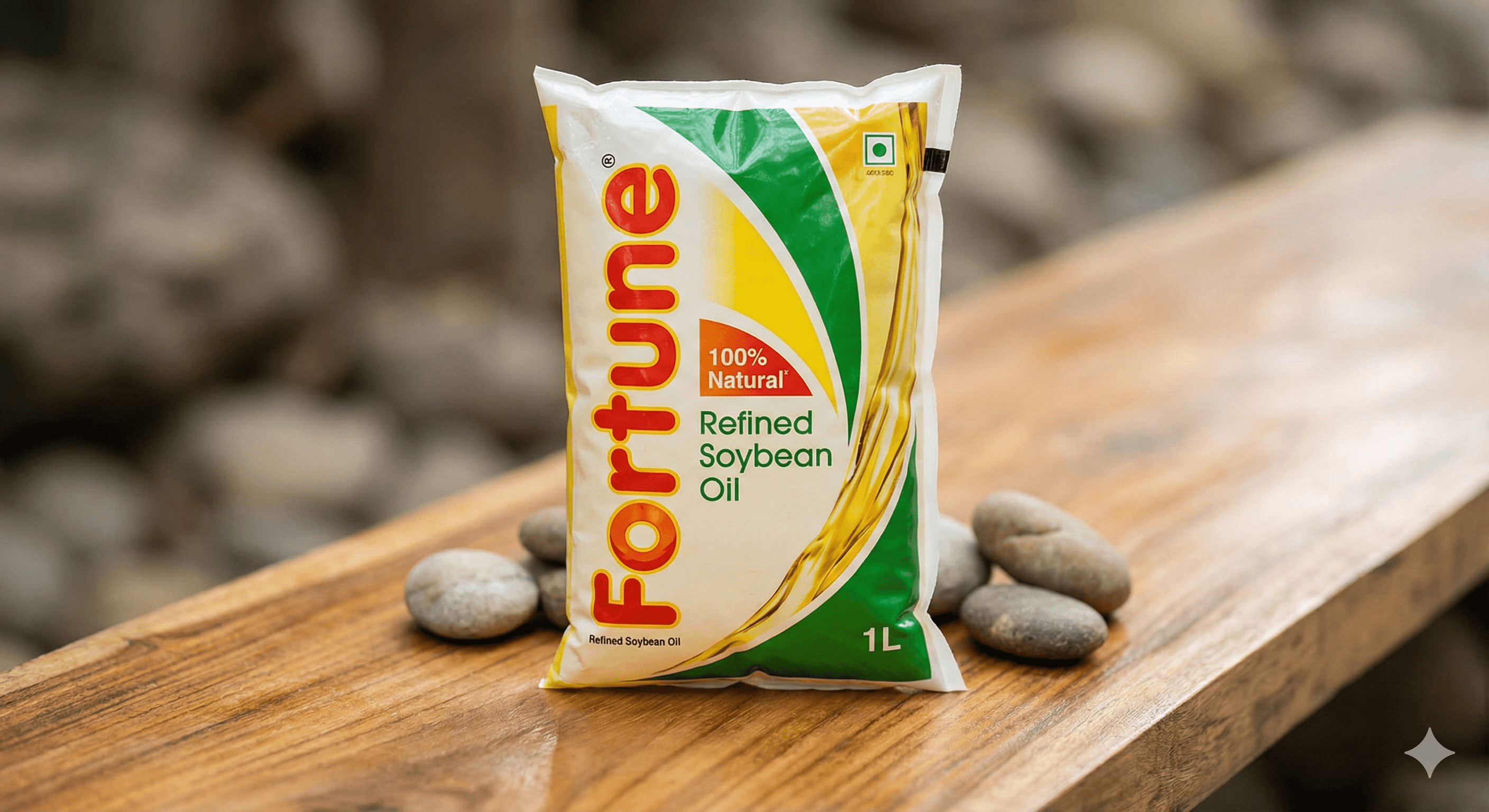 Fortune Refined Soyabean Oil 1L Pouch