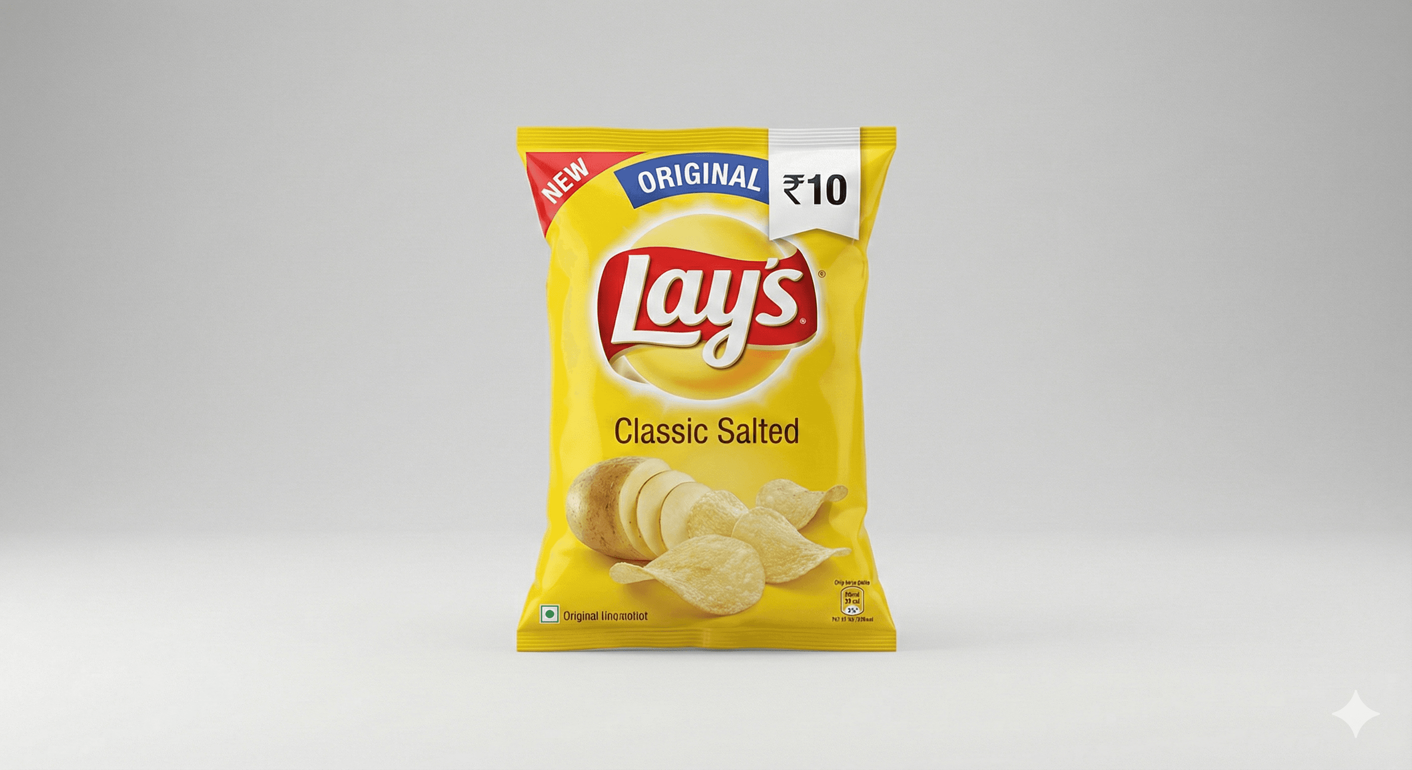 Lays Classic Salted – ₹10 Pack
